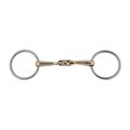 No Sweat My Pet 20134-5-3-4 German Silver Elliptical Link Bradoon Bit - 5.75 in. NO2593155